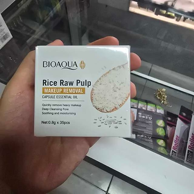 Bioaqua - Rice Raw Pulp - Makeup Removal