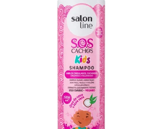 SALON LINES shampoo para rizos.