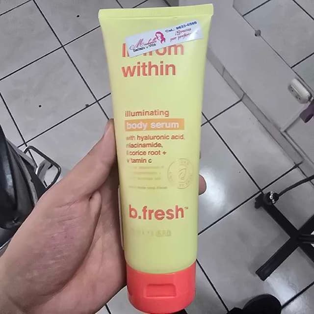 B. Fresh - lit from within - Illuminating - Body serum