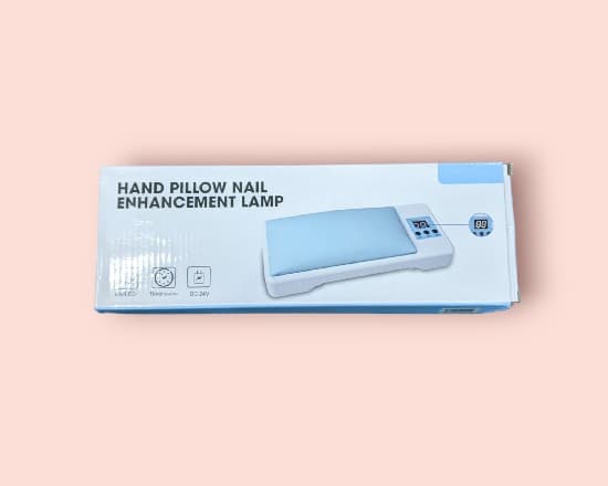 Hand pillow nail enhancement lamp