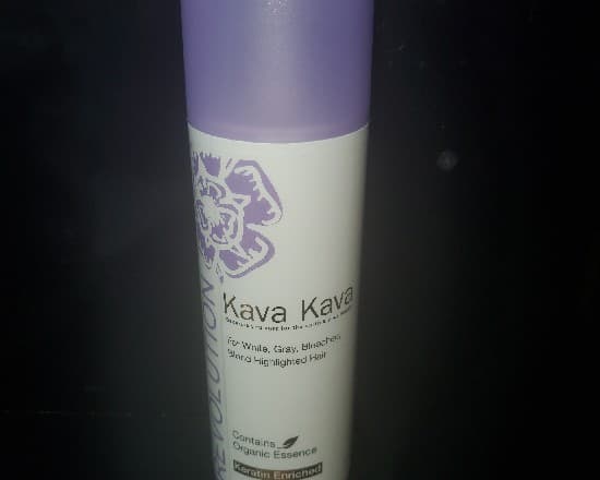 Shampoo para cabellos con mechas, gris.